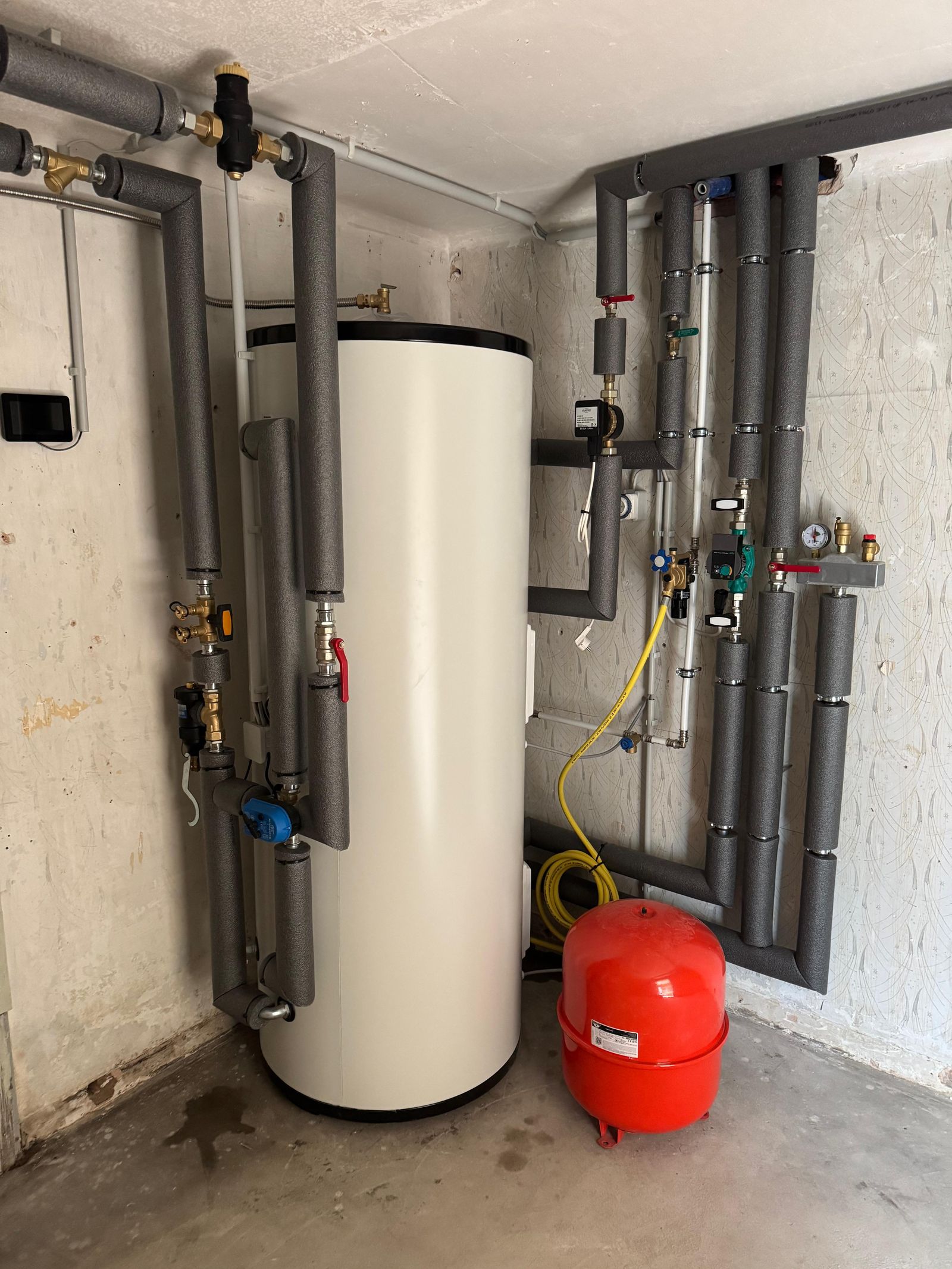 Heizungstechnik mit Pufferspeicher