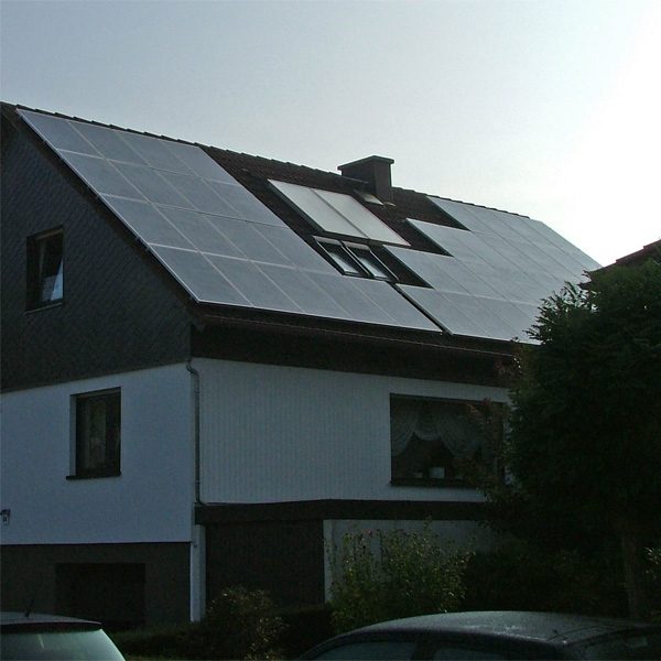 Photovoltaikanlage auf einem Schrägdach
